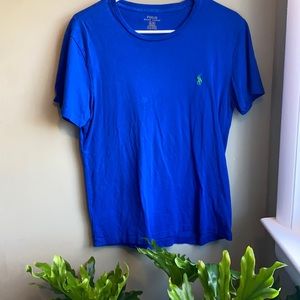 Blue polo short sleeve
